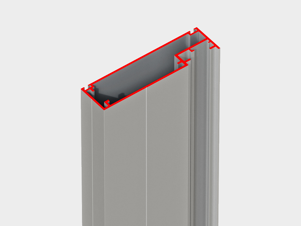 Yengil va korroziyaga chidamli alyuminiy ramka.